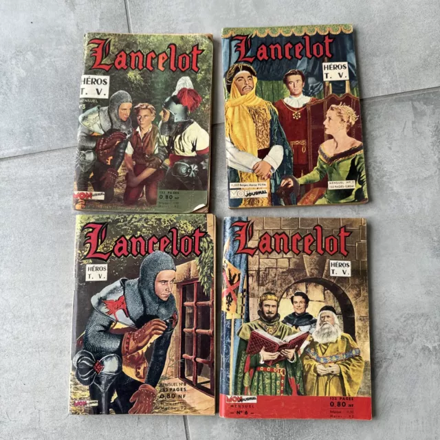 Lot De 4 Lancelot Mensuel Numéro 3 6 7 Et 8 Rare EO