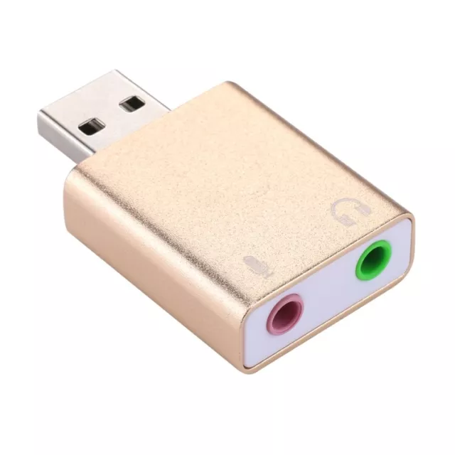 Mini USB Sound Card With Virtual 3D Effect 7.1 Surround Computer Laptop Z238