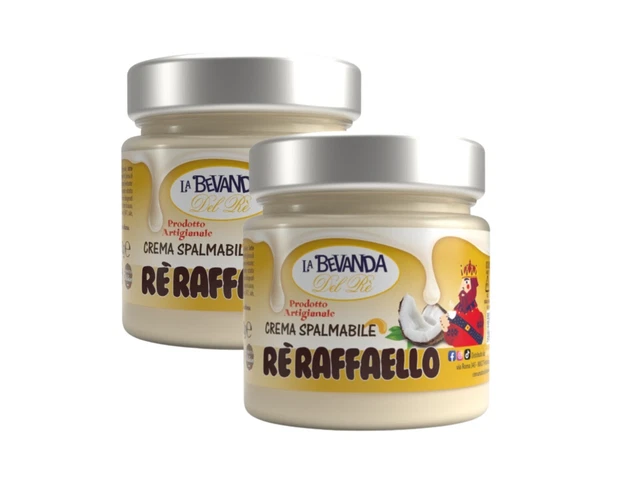 2 Creme Spalmabili Rè Raffaello Crema Al Raffaello Spalmabile  LA BEVANDA DEL RE