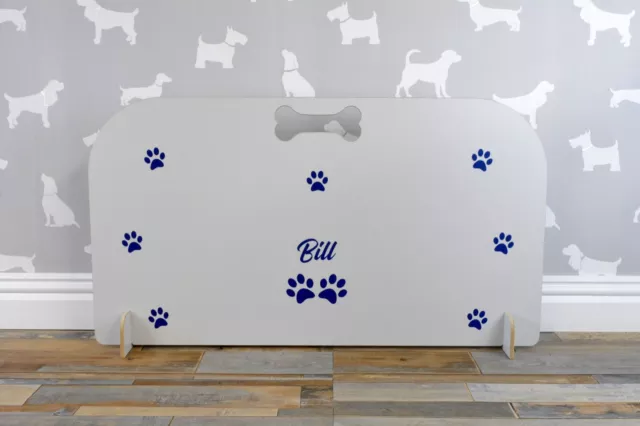 Dog Stopper - Paw Design, Dog Stop, Personalised, Stair Gate, Door Gate