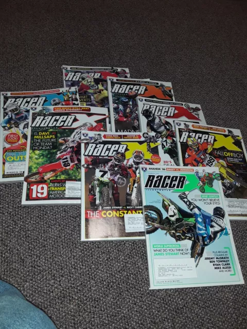 Racer X Magazine LOT 2006. Eight months of RACER X. 8 magazines. Motocross.