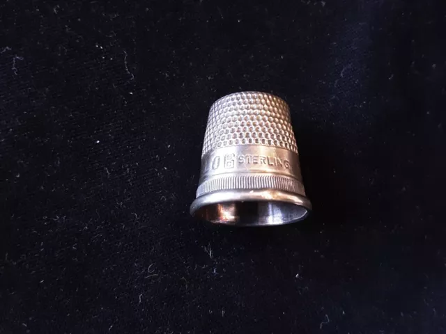 Antique GSC Goldsmith Stern & Co. Sterling Silver Thimble
