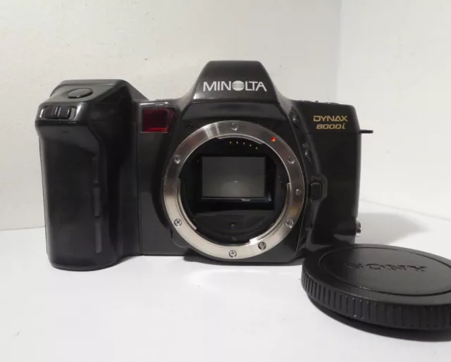 MINOLTA DYNAX 8000i AF 35 mm SLR-GEHÄUSE, FUNKTIONIERT ABER SUCHERANZEIGE NICHT (CH