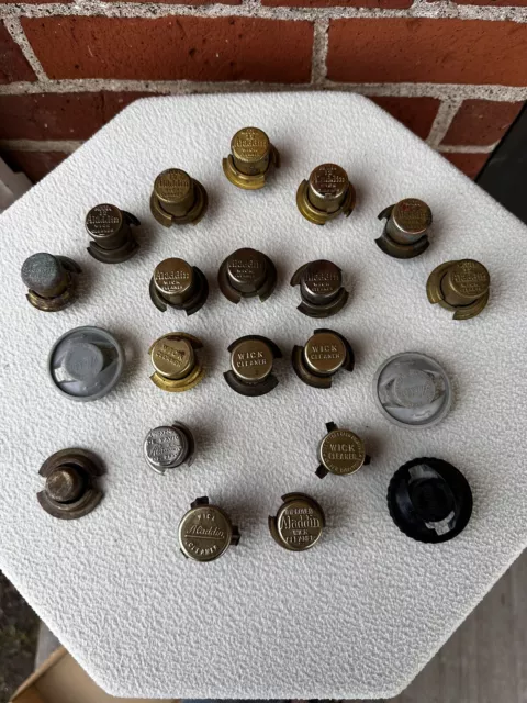 Antique Large Aladdin Lot Wick Cleaners For Oil Burners Kerosene Oil Lamp Parts