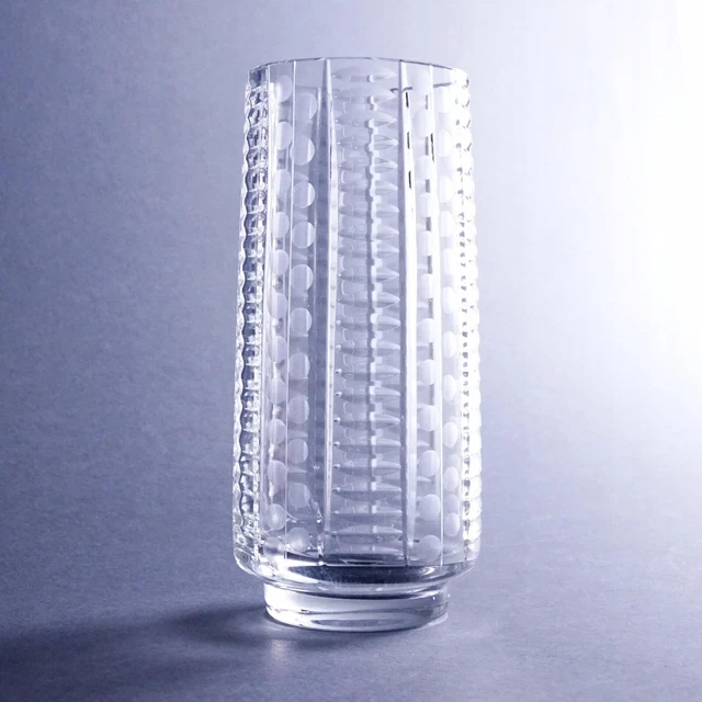 Bellissimo Vaso In Cristallo Tagliato, Anni '60