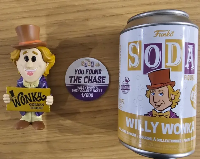 Willy Wonka Funko Pop Soda (Chase 1/800)
