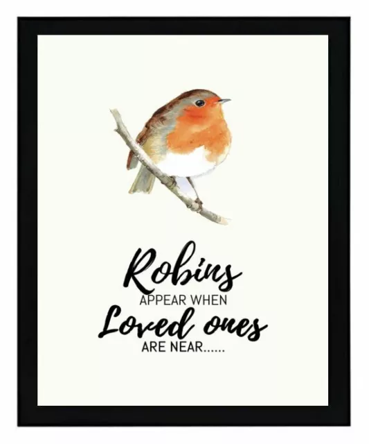 Robin Quote A4 Print Picture Poster Wall Art Home Decor Gift New Unframed