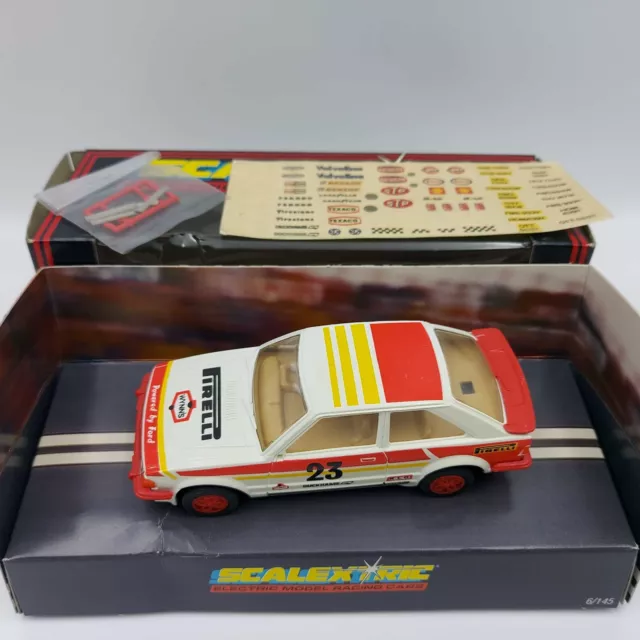 Scalextric Ford Escort Pirelli XR3i slot car Scx Hornby 1:32 Ref. C433 MIB