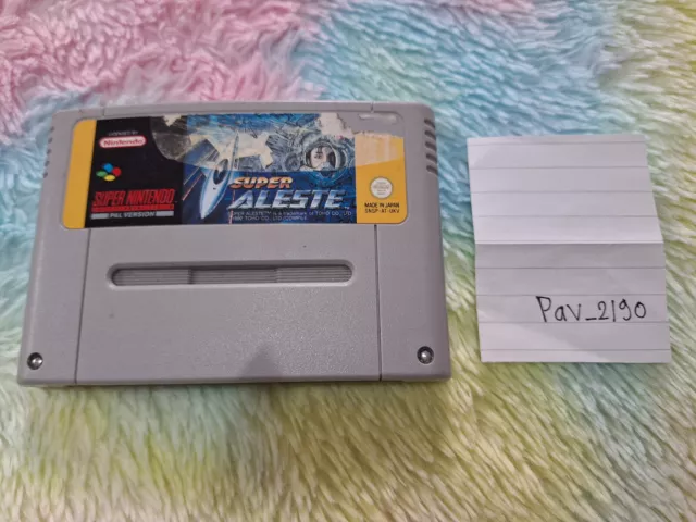 Super Nintendo SNES. Super Aleste. PAL. Cartridge Only