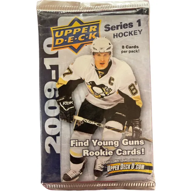 2009-10 Upper Deck NHL Hockey Series 1 - 8 Card Pack - NEW / Sealed Young Guns