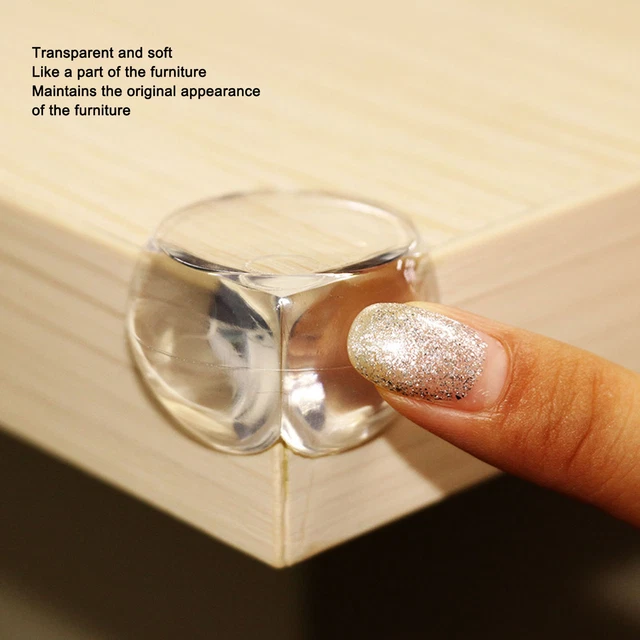 40Pcs Tabelle Ecke Guard Transparente Kunststoff Kollision Prävention Corner Pro