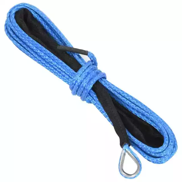 Cuerda de cabrestante azul 5 mm x 9 m