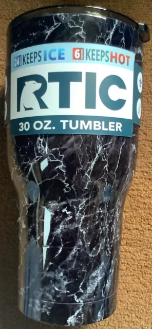 RTIC 30 oz Thermal Tumbler “Storm” Coffee Travel Cup Cold/Hot Same Day Ship !