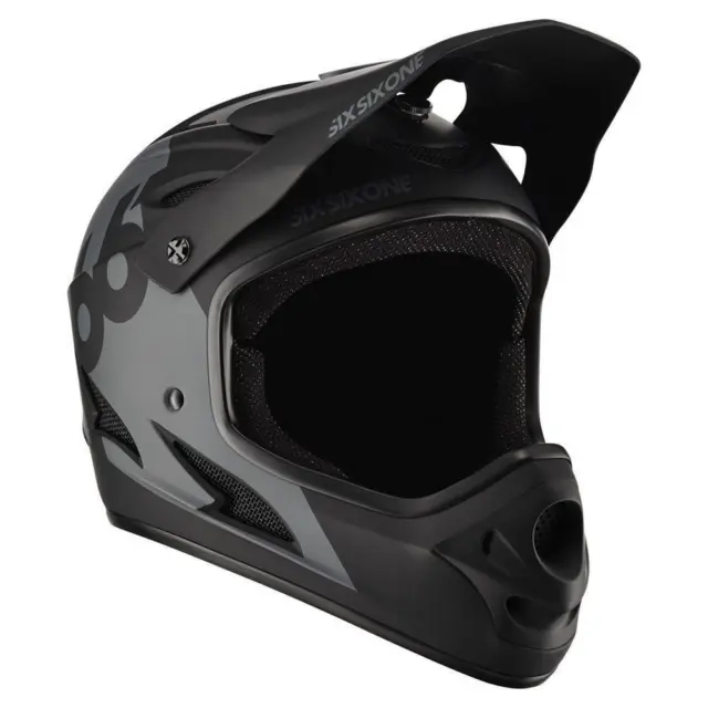 661 SixSixOne Comp Full Face MTB BMX Helmet Black