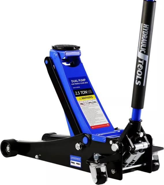 Heavy-Duty Steel Racing Floor Jack 2/2.5/3/3.5/4 Ton Low Profile Floor Jack,