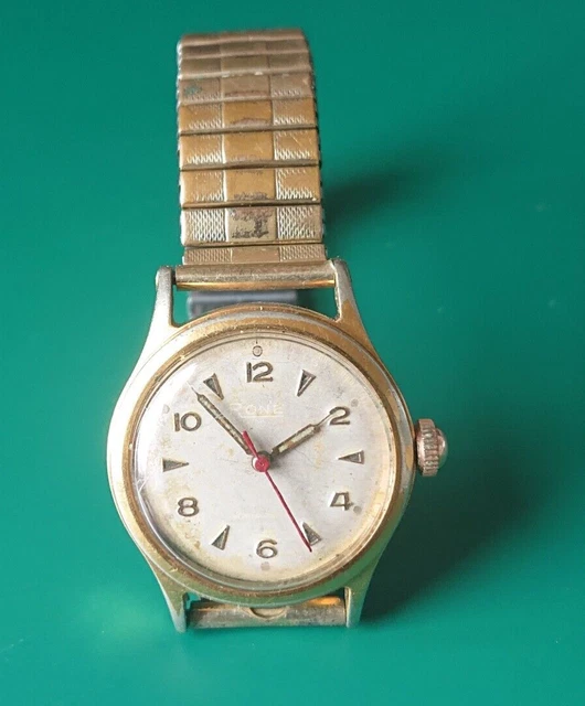 VINTAGE RONE HAND wound watch. Working and in fair condition £9.00 ...