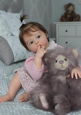 24in Real Handmade Reborn Baby Dolls Soft Body Toddler Toy Birthday Gift