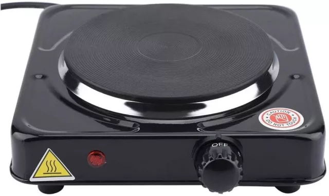 Single Cooker Burner Stove Cooktop Electric Hot Plate Portable Camping Cooking 2