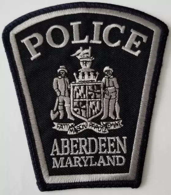 Aberdeen Police Maryland Md Cloth Patch