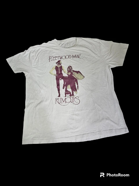 Fleetwood Mac Rumours Graphic Band Tee Off White Size EXTRA large Fleetwood Mac Rumours Graphic Band Tee Off White Size EXTRA large