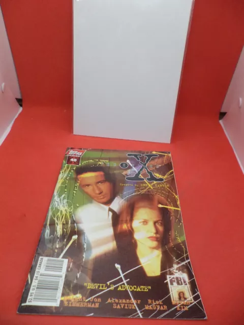 THE X FILES vol 1 #40 DEVIL'S ADVOCATE topps comics COMIC BOOK GRAPHIC NOVEL