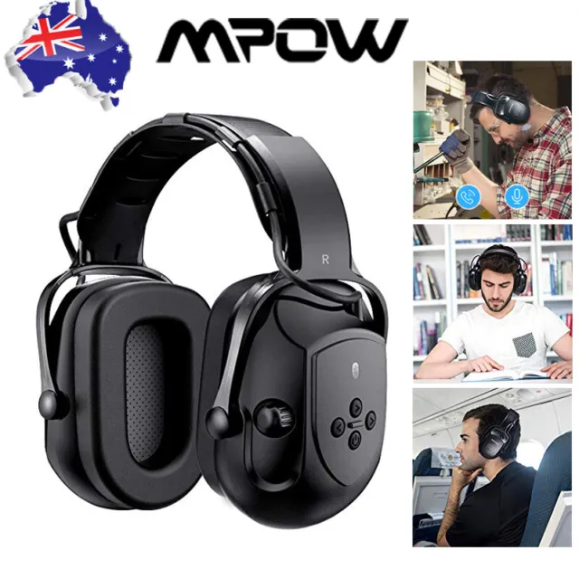 Mpow Electronic Bluetooth Ear muffs Hearing Protection Noise Reduction Defender