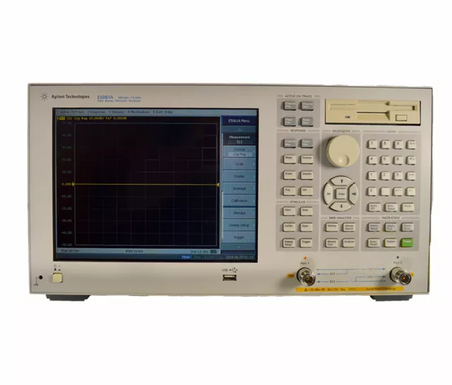 Keysight (Agilent) E5061A-275 2-port, 1.5 GHz ENA Network Analyser 75 ohms