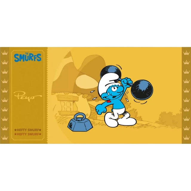 Collectible CK Golden Ticket The Smurfs (Hefty Smurf)