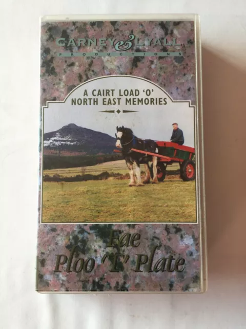Fae Ploo T' Plate - A Cairt Load O' North East Memories VHS VIDEO TAPE VERY RARE