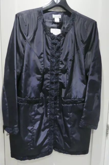 Women's Freeman's Ex-Catalogue Navy Collection Jacket - Size UK 22 / EUR 48 NEW