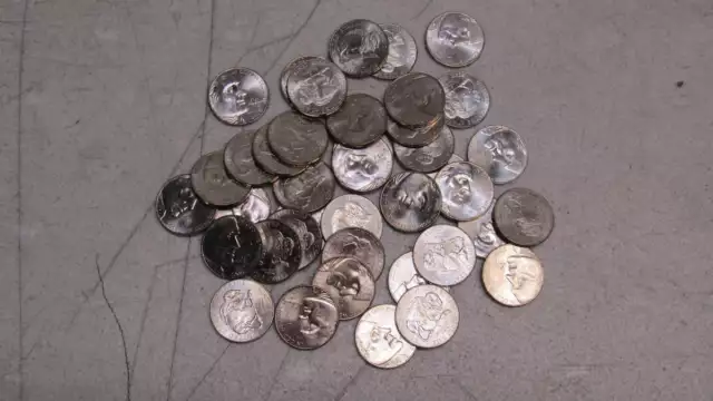 Circulated Nickel Coins - Assorted Year - Lot of 100