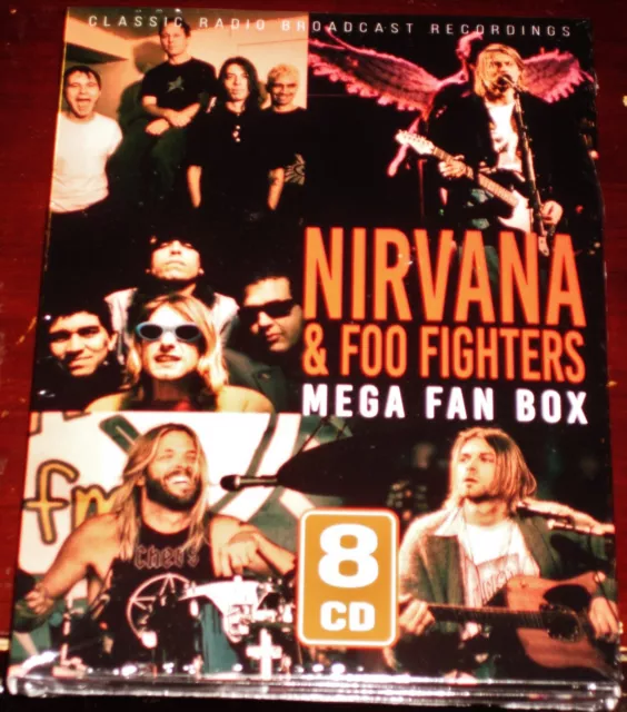 Nirvana + Foo Fighters: Mega Fan Box 8 CD Box Set 2023 Top Music TOP-80401 NEW