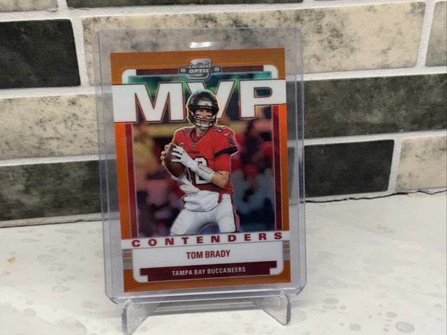 2022 Panini Contenders Optic Football Orange /50 MVP Tom Brady Buccaneers