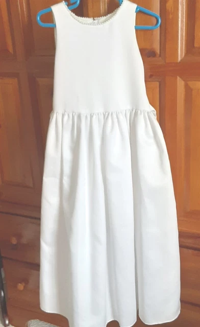 Jessica McClintock Girl's Dress 5 Party White 1st Communion Wedding Sleeveless