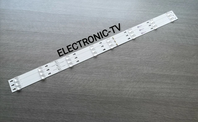 Kit De 8 Barrettes LED Pour Rétroéclairage TV TCL U49P6016 - Néons De Rechange Neufs