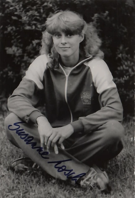 SUSANNE LOSCH DDR Meisterin+Olympia Teilnehmerin Leichtathletik DDR