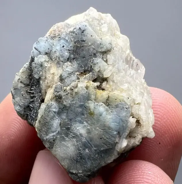 73 Carat Ultra Rare !!! Blue Vorobyevite Beryl Crystal From Badakhshan @AFG