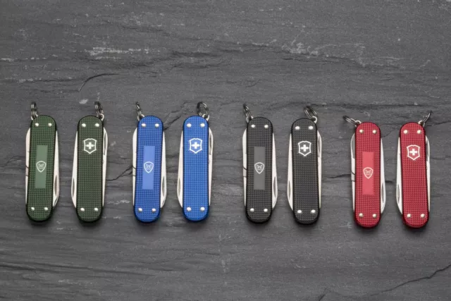 Victorinox Classic Alox Schwarz Rot Grün Blau Sonderedition Wanger Minimesser