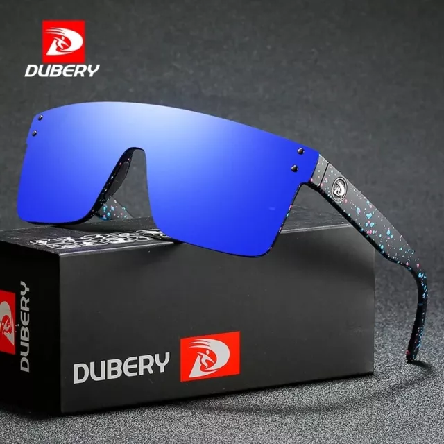 DUBERY Sport Polarisierte Sonnenbrille Herren Outdoor Angeln Fahren Brille UV400