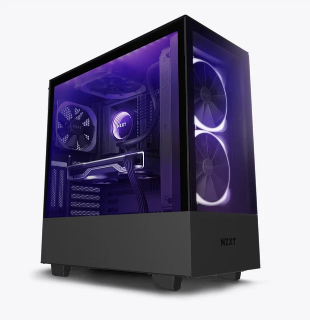 NZXT H510 ELITE Compact ATX MidTower Tempered Glass Case with Dual