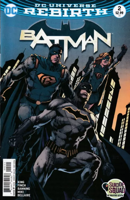 Batman (2016 Series) #2  2016 DC US Comic Batman Rebirth