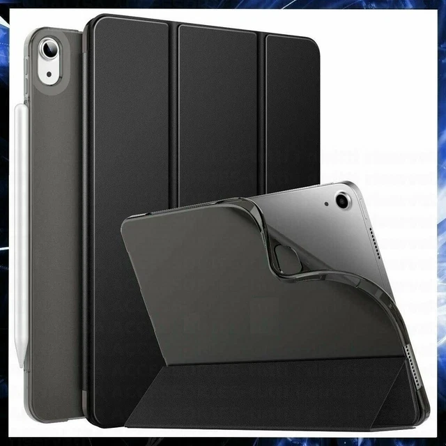 Custodia Per Apple Ipad 7° 8° Generazione 10.2" 2019/2020 Smart Cover Libro Nera