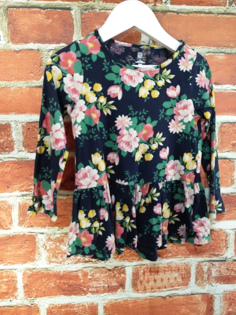 T-Shirt Maniche Lunghe Ragazza Età 2-3 Anni Next Zara Gap M&S Jeans 98Cm 3