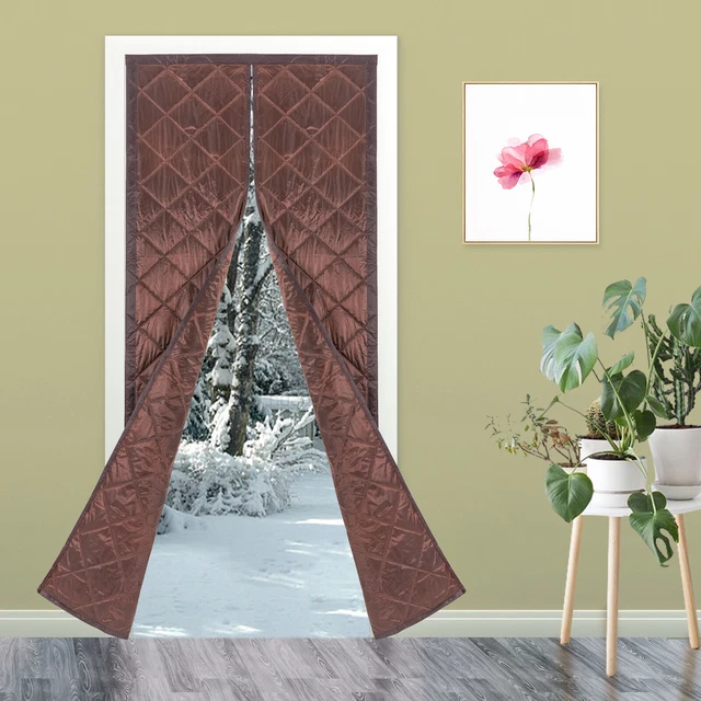 Rideau De Porte Anti-Insectes Ultra-Résistant Crème 80cm - Pour Porte Britannique Standard