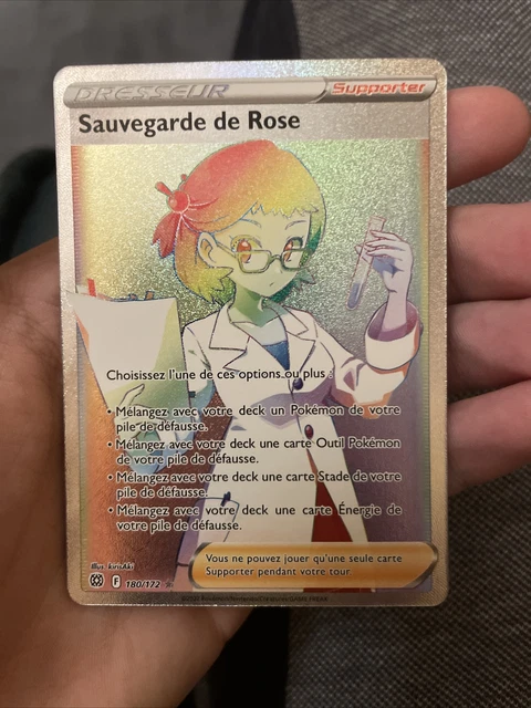 Carte Pokémon Sauvegarde de Rose 180/172 FR Neuve