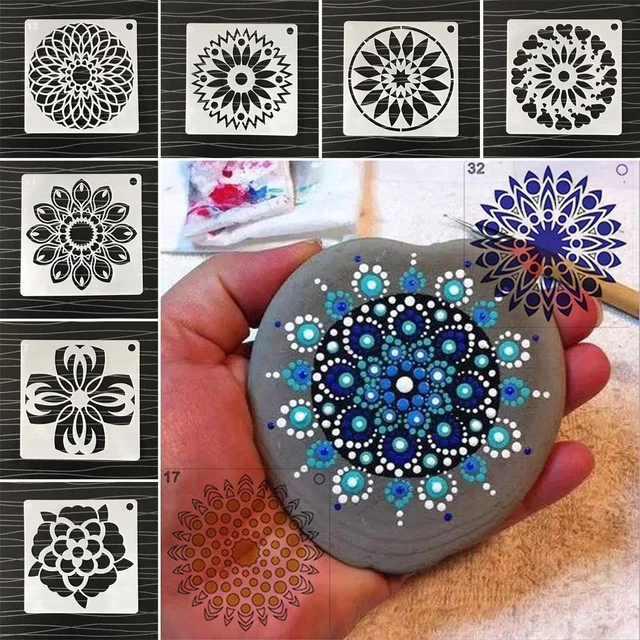 Datura Datura Stencils Hollow Drawing Mold Painting Templates  Wall Painting