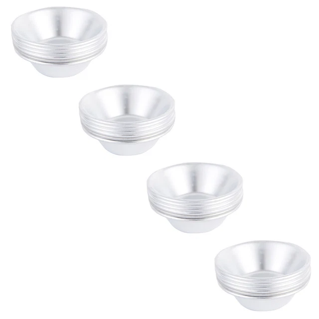 25 Pcs Teglia Per Cupcake Stampo Per Crostata All'uovo Teglia Antiaderente Mini