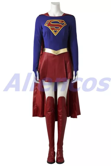 2017 Supergirl Suit Cosplay Costume Kara Zor El Oufit 3