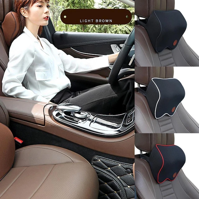 Memory Foam Car Seat Headrest Pad Washable Neck Pillow Head T1T1 Rest Su B1O9