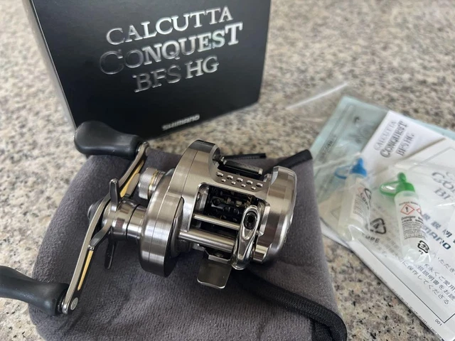 17CALCUTTA CONQUEST BFS HG 左　ウッドハンドル シマノ 17カルカッタコンクエスト BFS HG 左 ブリモ ウッド
